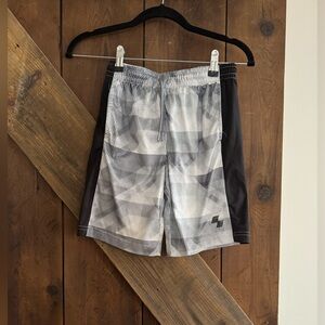 4/$12 Kids Graphic Shorts in Black and Gray